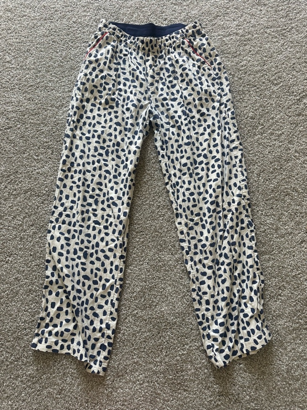 aerie Navy Spot Print Lounge Pants